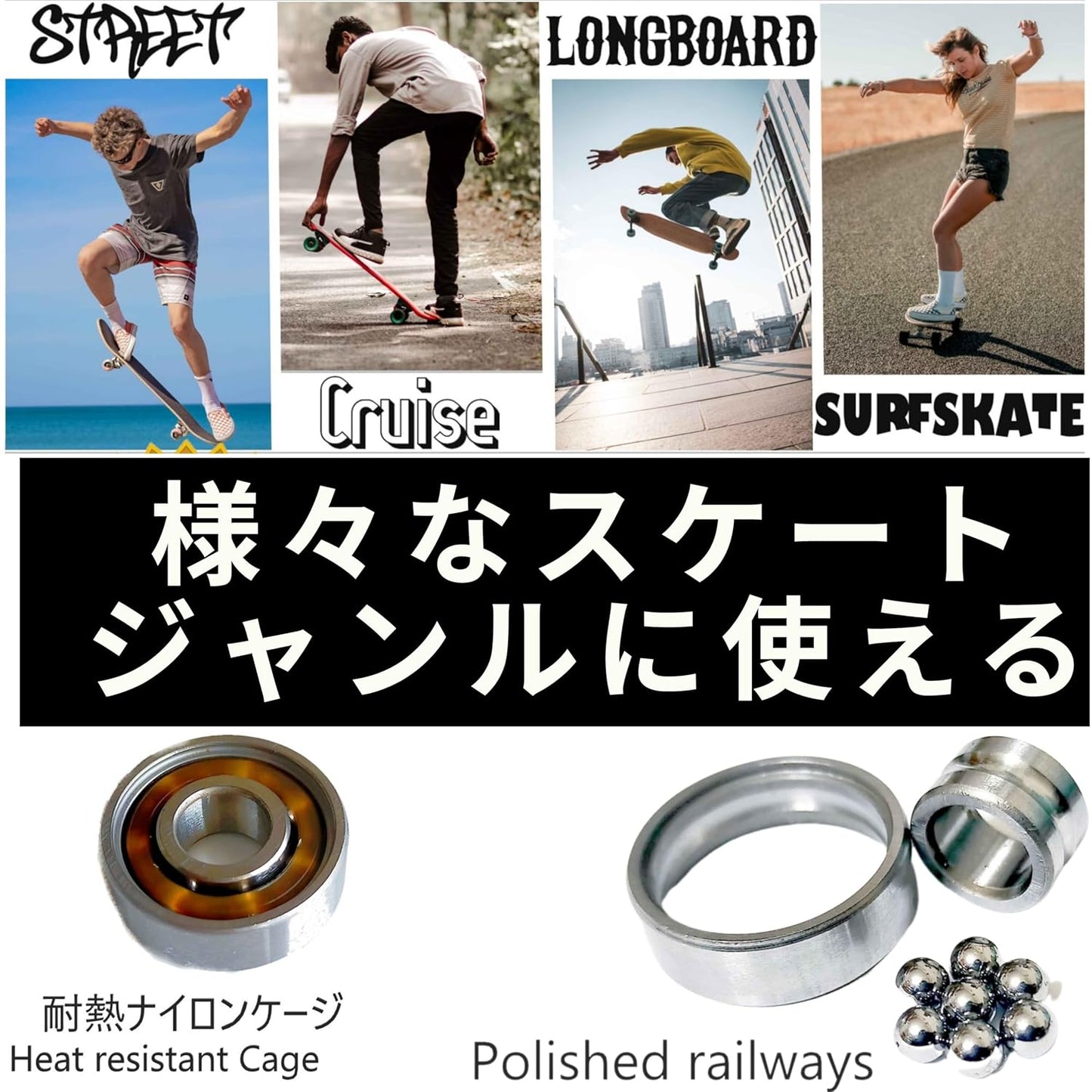 SKATE BEARINGS (ベアリング)