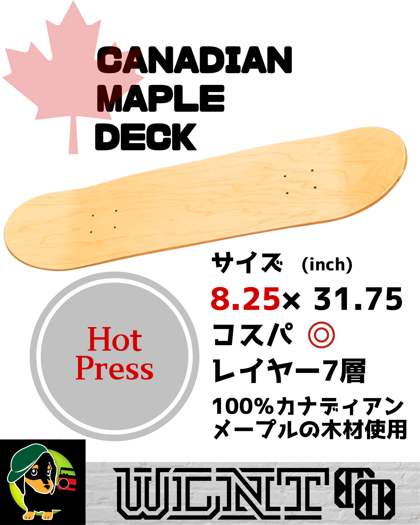 SKATEBOARD DECKS(デッキ）